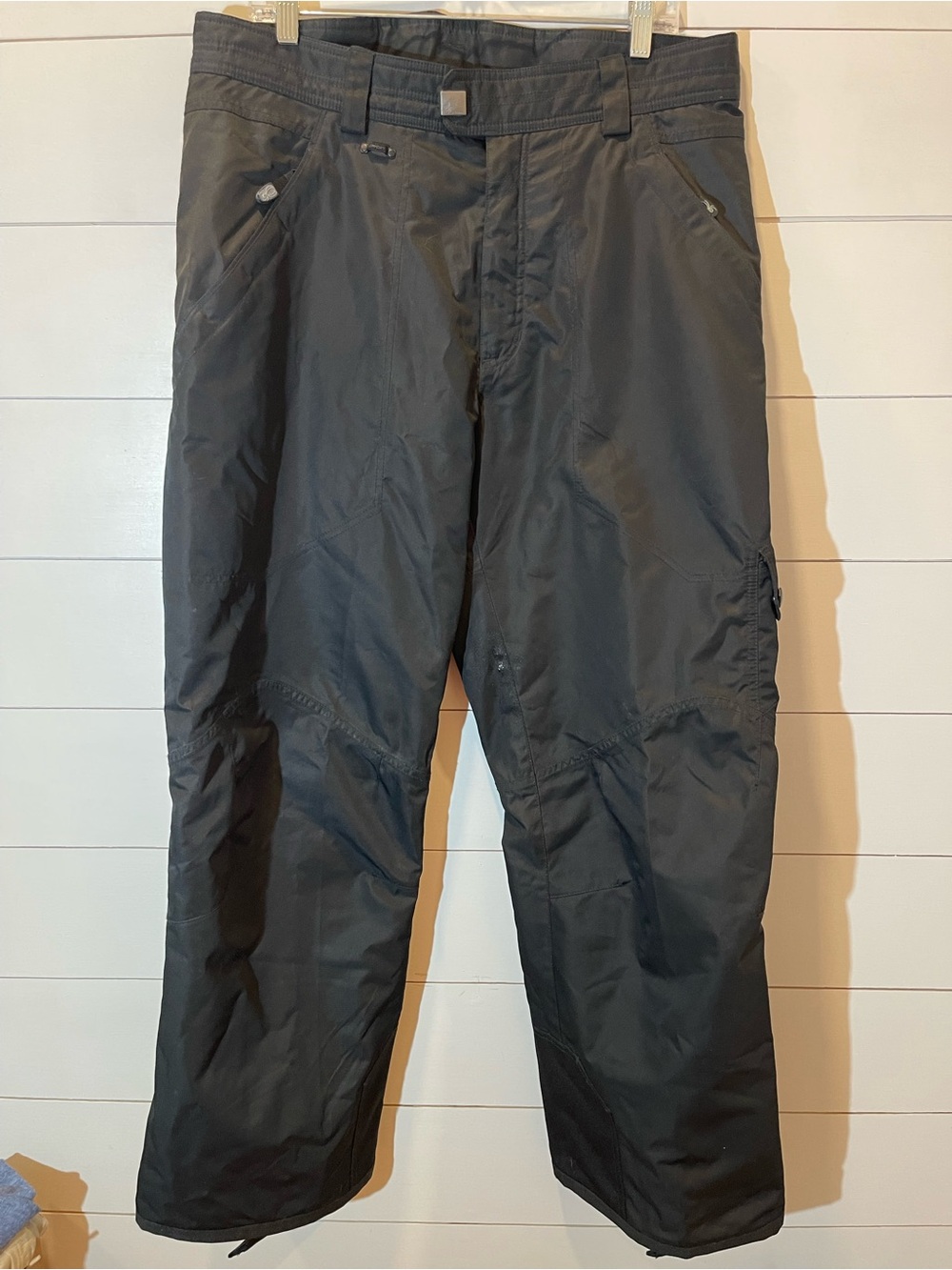 Spyder Men's Black Cargo Insulated Ski Snow Pants Size Large
